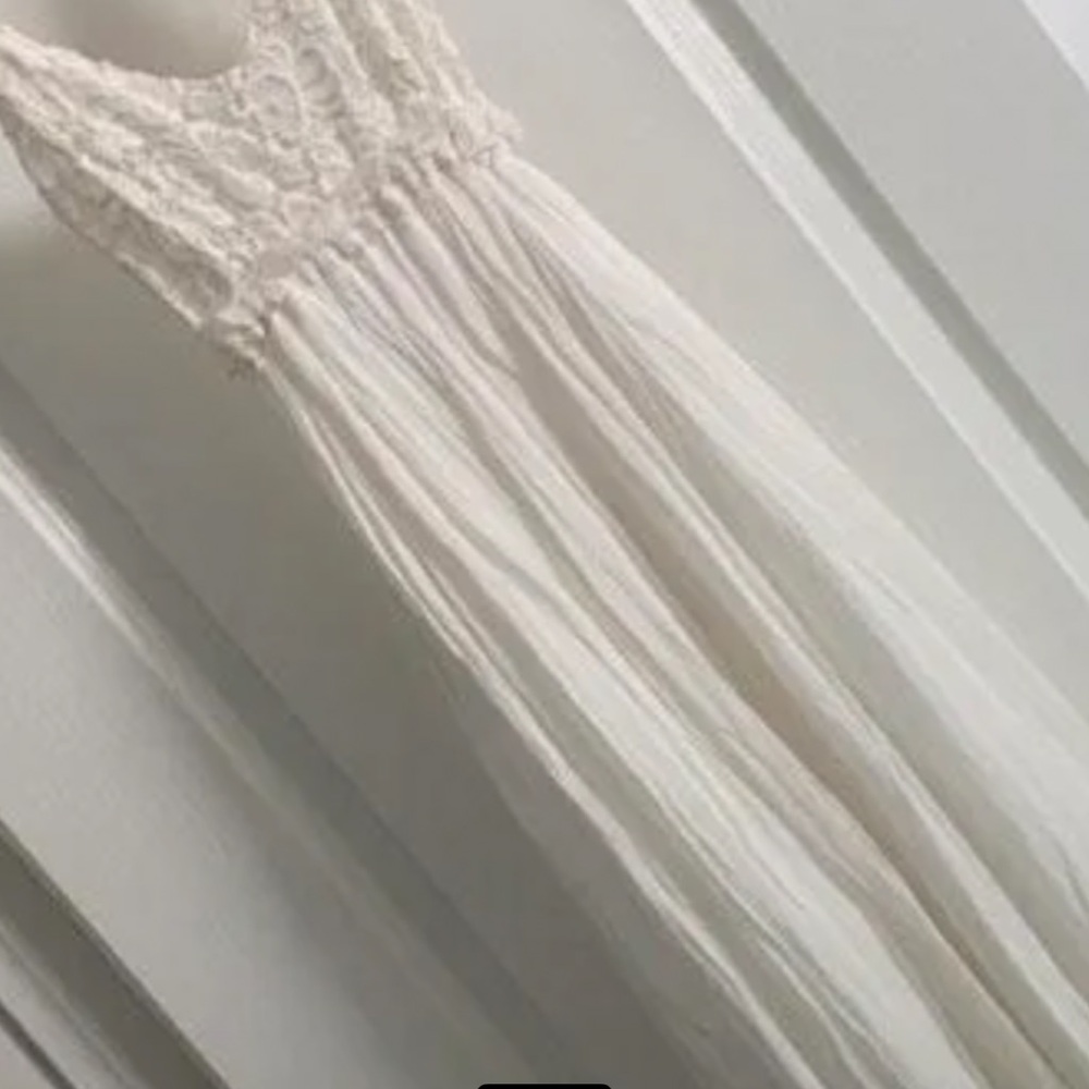 ❤️❤️ 4 for 25$ ❤️❤️ Beautiful White Backless long Sundress